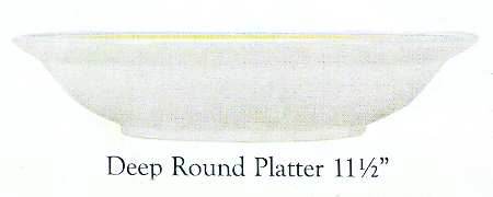 Escale Deep Round Platter