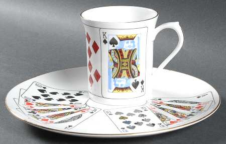 Cut for Coffee (Smooth) Snack Plate & Mug Set