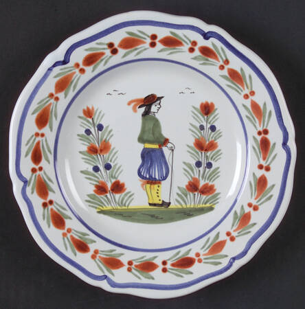 Henriot (Lady Or Man Center) Dessert/Pie Plate