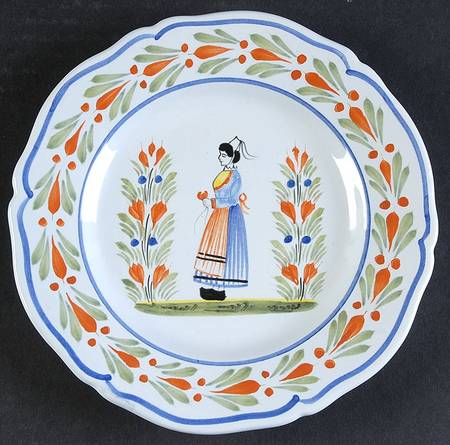 Henriot (Lady Or Man Center) Dessert/Pie Plate