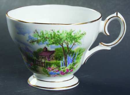 Tudor Cottage Footed Cup