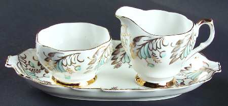 QUA43 Mini Creamer & Open Sugar with Tray