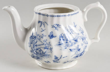 Chelsea Toile Blue Teapot No Lid