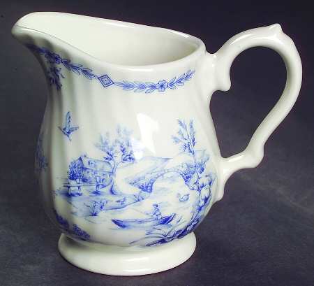 Chelsea Toile Blue Creamer