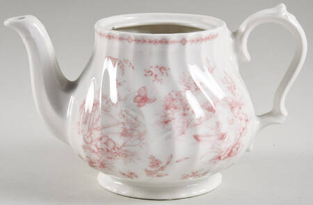 Chelsea Toile Pink Teapot No Lid