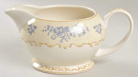 Toile de Jouy Blue Gravy Boat