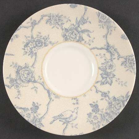 Toile de Jouy Blue Saucer