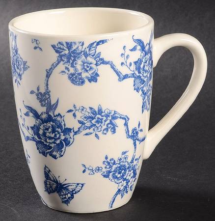 Toile de Jouy Blue Mug