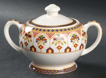 Imari Sugar Bowl & Lid
