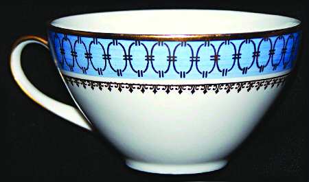 Blue Pageant Footed Cup