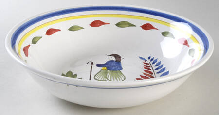 QUI54 9" Round Vegetable Bowl