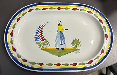 QUI54 14" Oval Serving Platter
