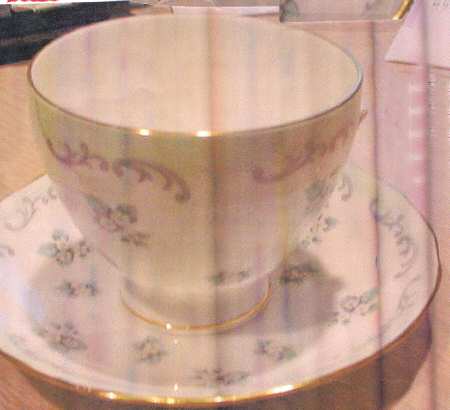 8354 Footed Cup & Saucer Set