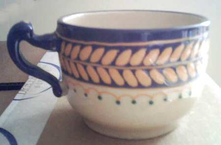 Breton Broderie Flat Cup