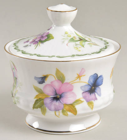 Flower of the Month Sugar Bowl & Lid