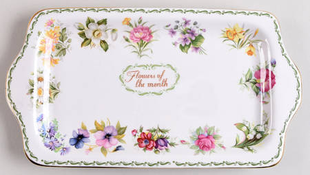 Flower of the Month Large Sandwich Tray
