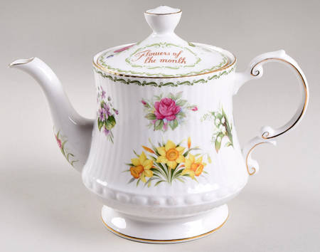 Flower of the Month Teapot & Lid