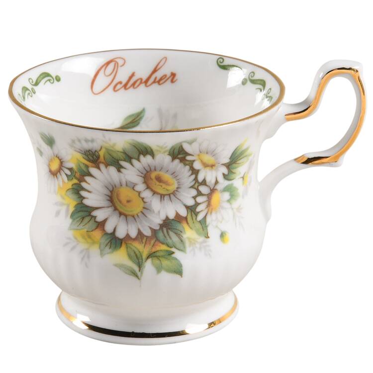 Flower of the Month Footed Cup