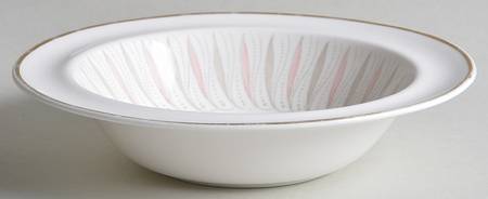Caprice Pink Rim Cereal Bowl