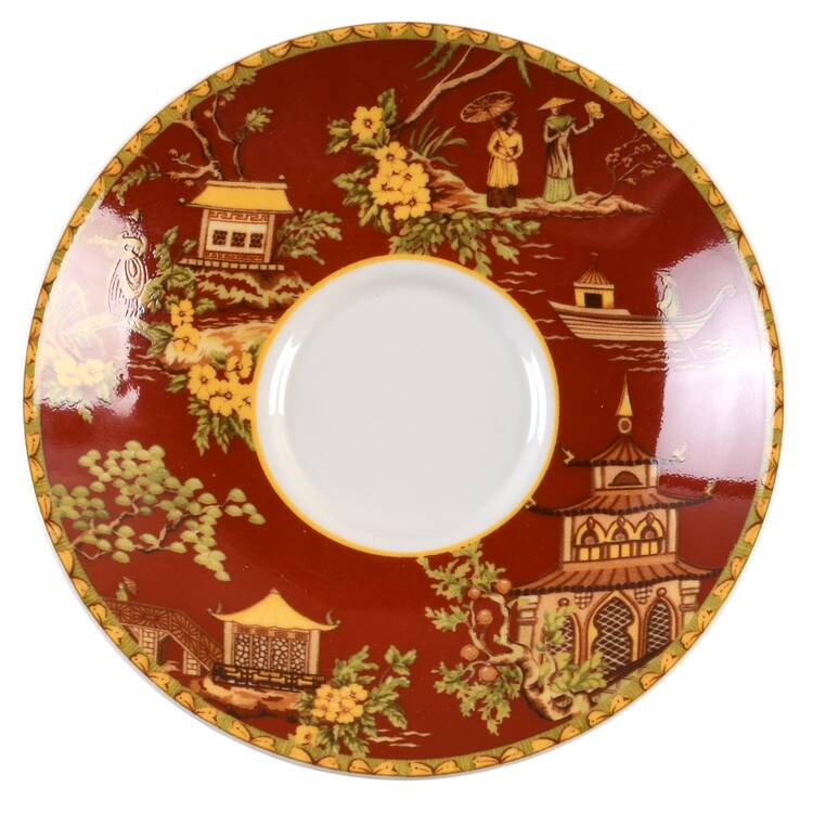 Asian Toile Saucer