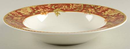 Asian Toile Large Rim Soup Bowl