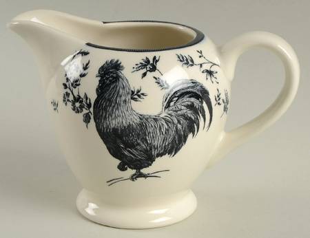 Rooster Black Creamer