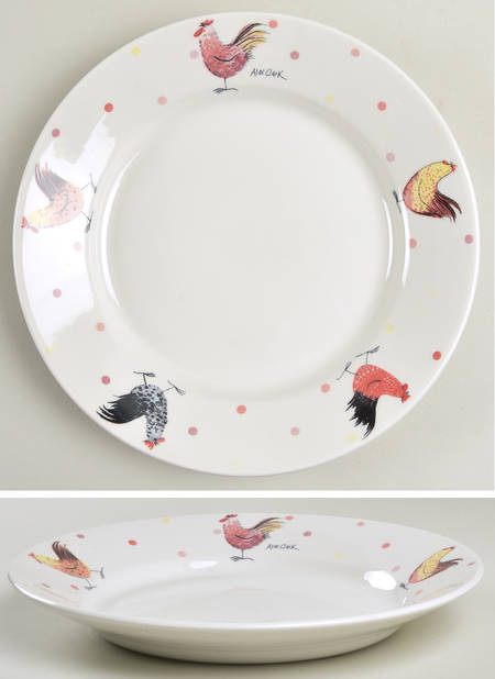 Alex Clark Rooster 11" Individual Pasta Bowl