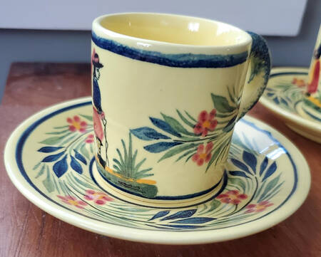 393 Flat Demitasse Cup & Saucer Set