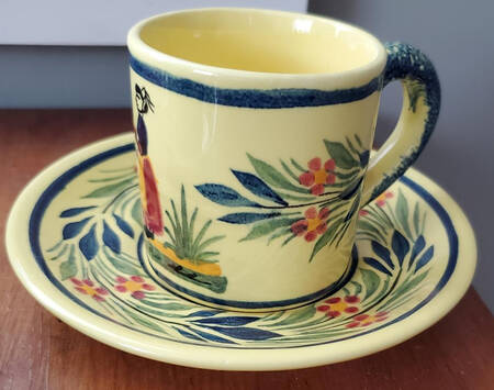 393 Flat Demitasse Cup & Saucer Set