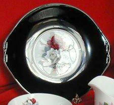 QUA59 Handled Cake Plate