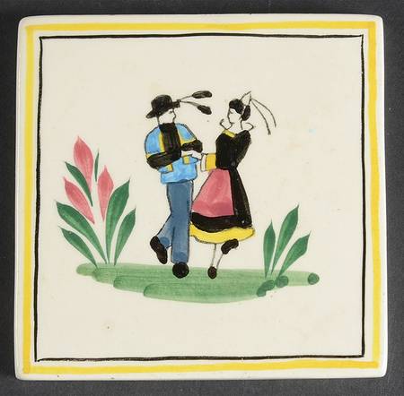 QUI21 Yellow 4" Wall Tile
