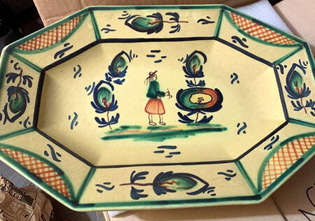 QUI97 14" Oval Serving Platter