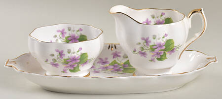 205 Mini Creamer & Open Sugar with Tray