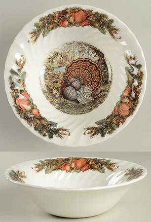 Harvest Bounty 9" Round Vegetable Bowl