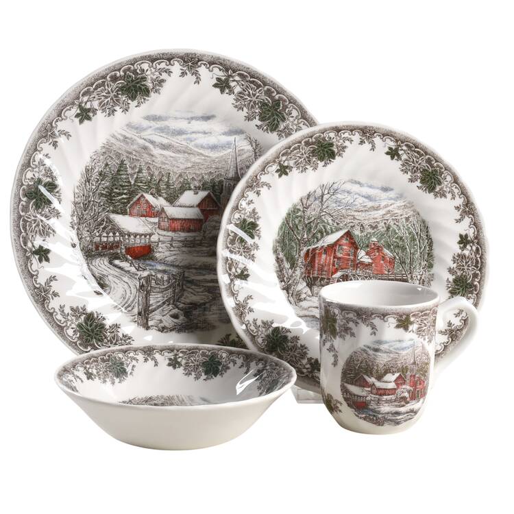 Country Village 4 Piece Place Setting