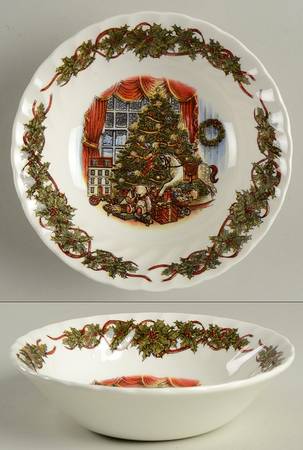 Christmas Morning Coupe Cereal Bowl by Queen's