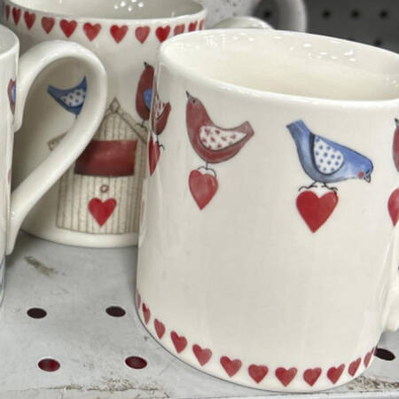 Alex Clark Lovebirds Mug