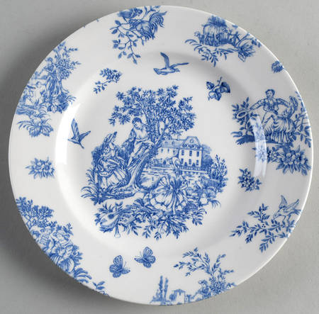 Toile de Jardin Light Blue Salad Plate