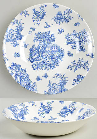 Toile de Jardin Light Blue Soup/Cereal Bowl
