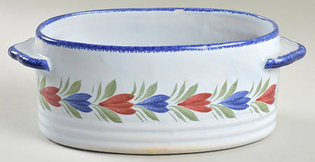 Les Plats du Chef 1.5 Quart Oval Covered Casserole No Lid