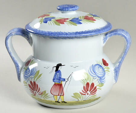 Les Plats du Chef Cookie Jar & Lid