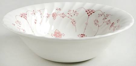 Finlandia Pink 9" Round Vegetable Bowl