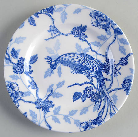 Kujaku Blue Salad Plate