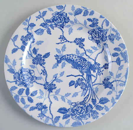 Kujaku Blue 12" Chop Plate (Round Platter)