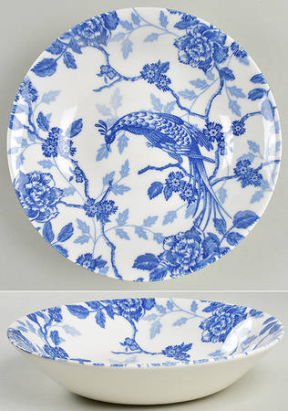 Kujaku Blue 9" Soup/Pasta Bowl