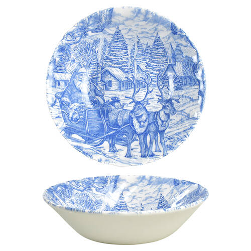 Santa Blue Coupe Cereal Bowl