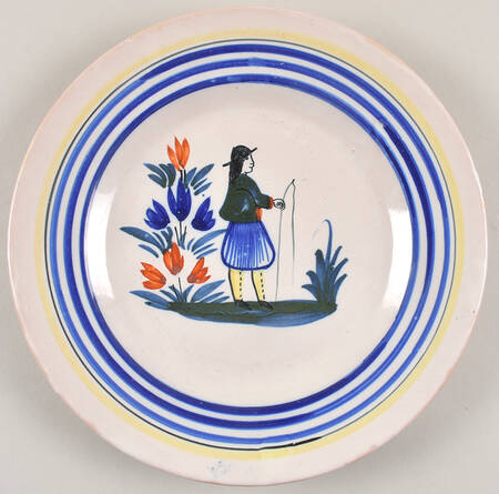 HR or Henriot Backstamp Giftware Salad Plate