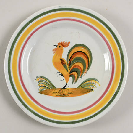HR or Henriot Backstamp Giftware Bread & Butter Plate