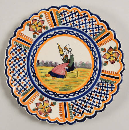 HR or Henriot Backstamp Giftware Appetizer Plate
