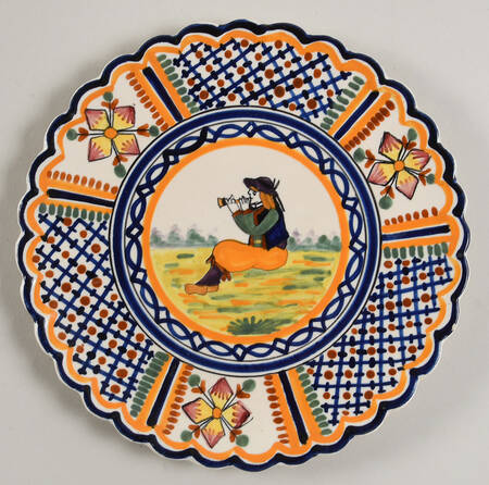 HR or Henriot Backstamp Giftware Appetizer Plate